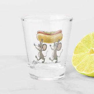 Copo De Shot Vidro quente de picnic/CHURRASCO do Mic & Mac