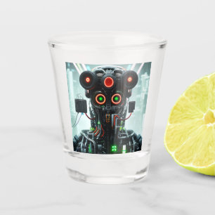 Copo De Shot Vidro robô de 5 tiros