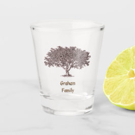 Copo De Shot Vidro Shot - Árvore Familiar