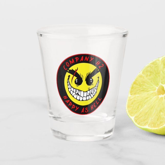 Copo De Shot Vidro Shot H2 (Frente)