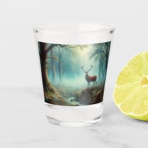 Copo De Shot Vidro Shot Pintura De Óleo De Saco