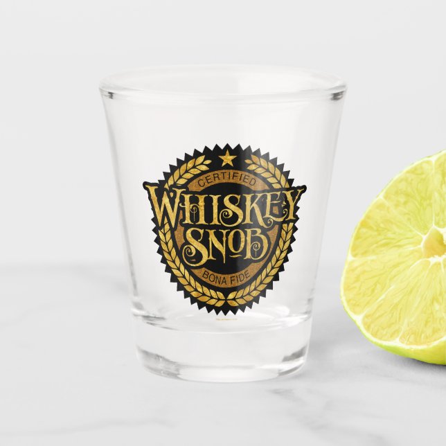 Copo De Shot Vidro Snob Whiskey (Frente)