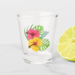 Copo De Shot Vidro Tropical