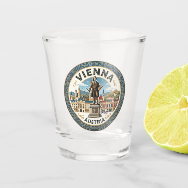 Copo De Shot Viena, Áustria Áustria (Frente)