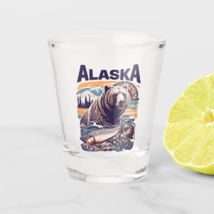 Copo De Shot Vintage Alaska Nature