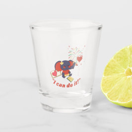 Copo De Shot Vintage Baby Elephant Shot glass