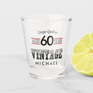 Copo De Shot Vintage Birthday - Personalizar