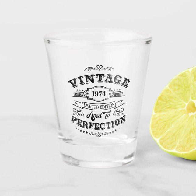 Copo De Shot Vintage Envelhecido à Perfeição (Frente)