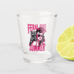 Copo De Shot Vintage Feral Girl Summer Ogambm Funny Raccoon<br><div class="desc">Vintage Feral Girl Summer Ogambm Funny Raccoon</div>