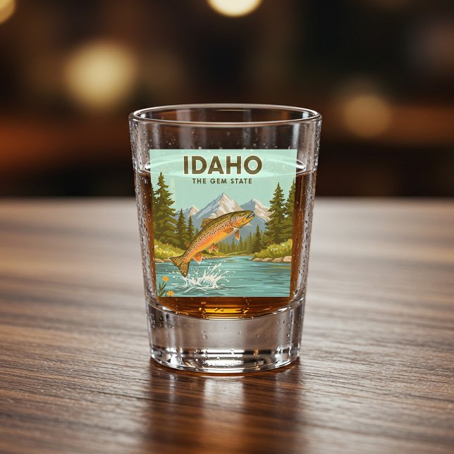 Copo De Shot Vintage Idaho (Criador carregado)