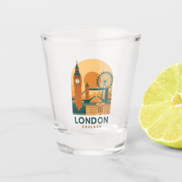 Copo de Shot Vintage Londres Inglaterra – Viagem R