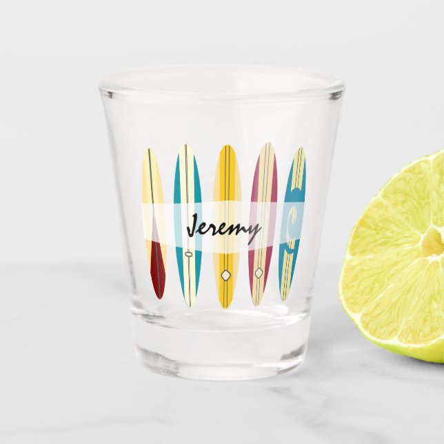 Copo De Shot Vintage Longboards (Frente)