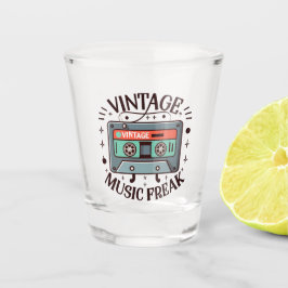 Copo De Shot Vintage Music Freak