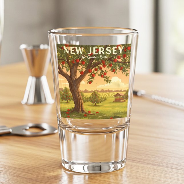 Copo De Shot Vintage New Jersey (Criador carregado)