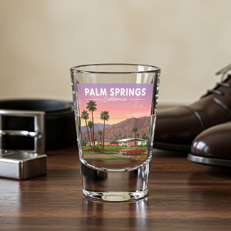 Copo De Shot Vintage Palm Primavera California