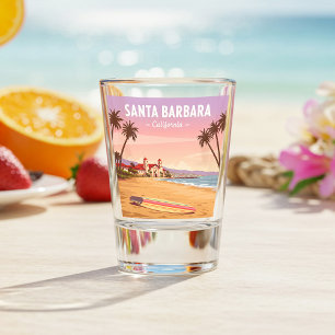 Copo De Shot Vintage Papais noeis Barbara California
