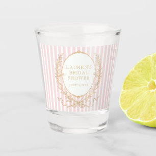Copo De Shot Vintage Paris Glam   Chuveiro de Noiva com Listras