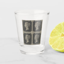 Copo de Shot Vintage Penny Black