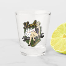Vintage Pin Up Girl Shot glass