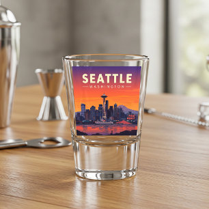 Copo De Shot Vintage Seattle Washington