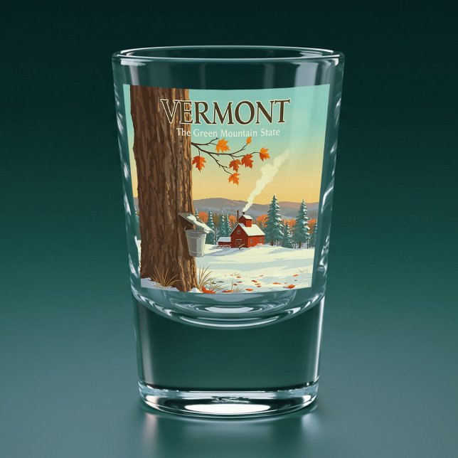 Copo De Shot Vintage Vermont (Criador carregado)