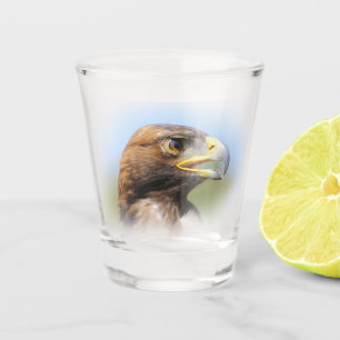 Copo De Shot Visão de uma bela águia Ouro
