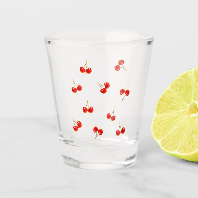 Copo De Shot Vivid Red Cherry (Frente)