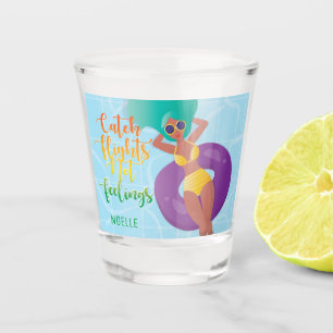 Copo De Shot Voos de captura, sem sentir a mulher negra na Pisc