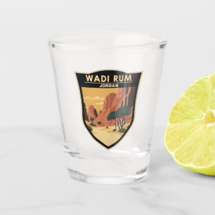 Copo De Shot Wadi Rum Jordan Viagem Art Vintage