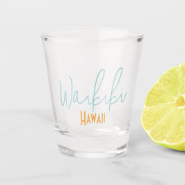 Copo De Shot Waikiki, Havaí Lembrança de Viagem
