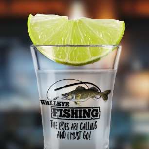 Copo De Shot Walleye Pesca Anglas Esportes de Peixes ao ar livr