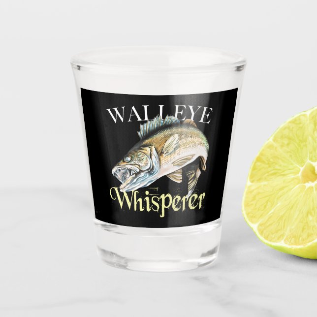 Copo De Shot Walleye Whisperer Dark (Frente)