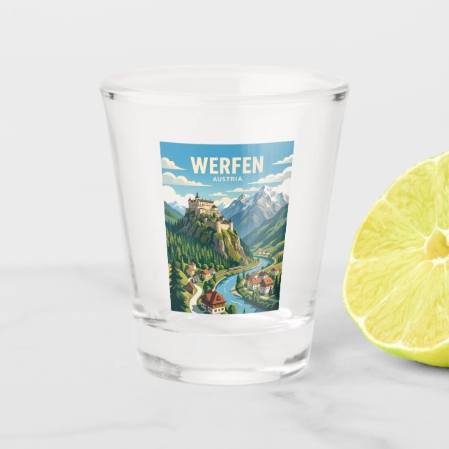 Copo De Shot Werfen Áustria (Frente)