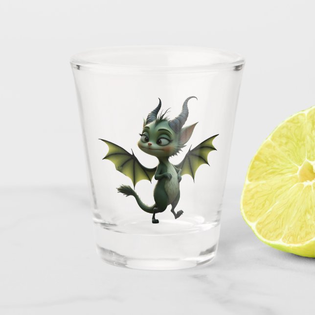 Copo De Shot Where moonbeams dance, little mischief awakens.  (Frente)