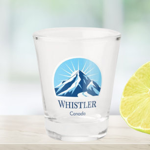 Copo de shot Whistler Colúmbia Britânica Canadá
