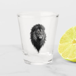 Copo De Shot Wild Grace: retrato impressionante de um leão