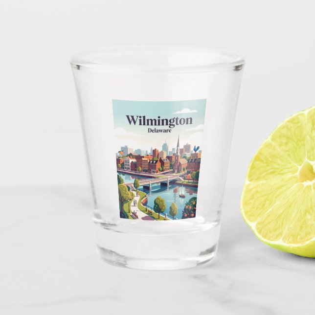 Copo De Shot Wilmington, Delaware, EUA (Frente)