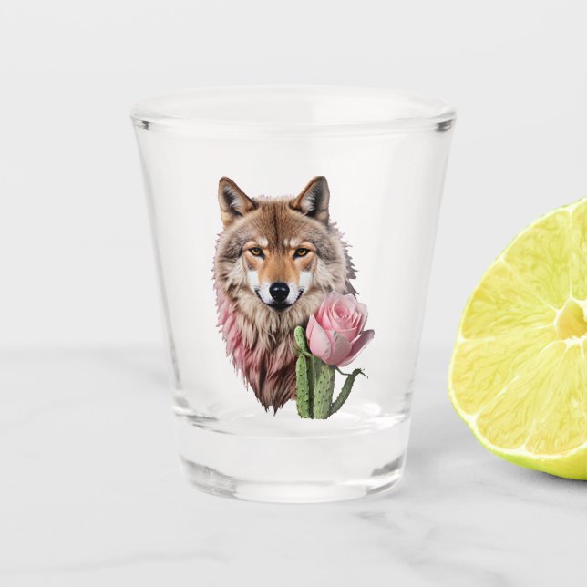 Copo De Shot Wolf One (Frente)
