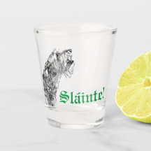 Wolfhound Shot Glass Irlandês