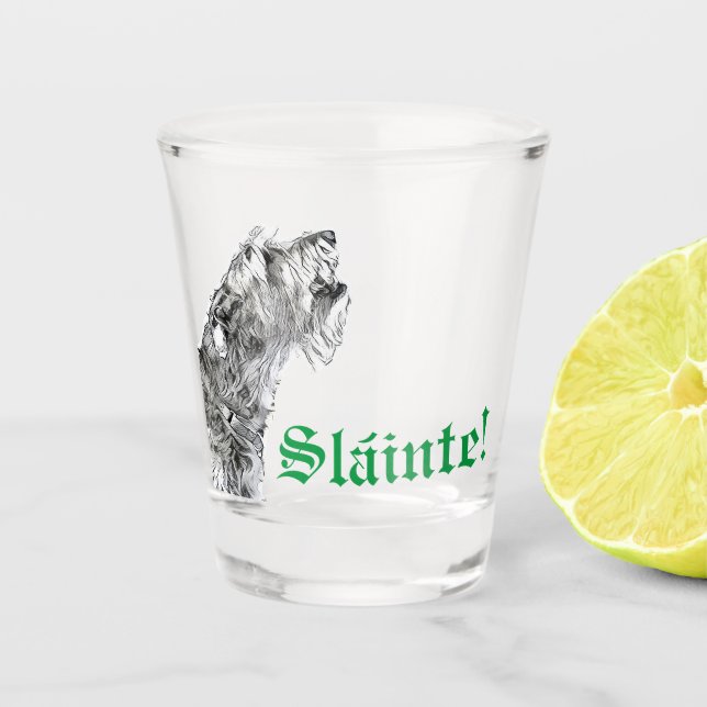 Copo De Shot Wolfhound Shot Glass Irlandês (Frente)