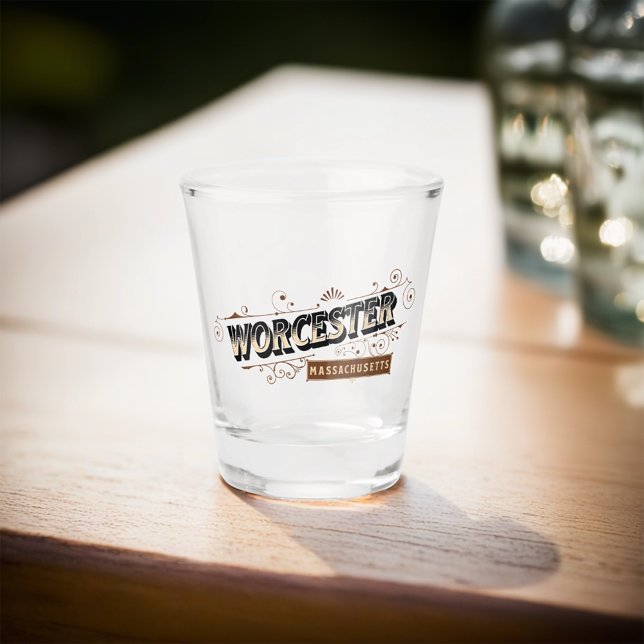 Copo De Shot Worcester, Massachusetts (Criador carregado)