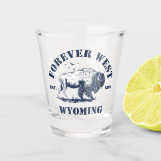 Copo De Shot Wyoming, para sempre oeste