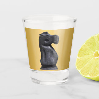 Copo De Shot Xadrez de Vidro