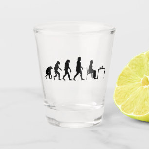 Copo De Shot Xadrez - Evolução do Jogador de Xadrez