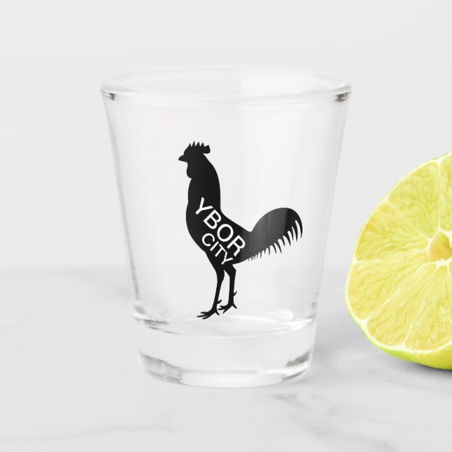 Copo De Shot Ybor City Rooster (Frente)