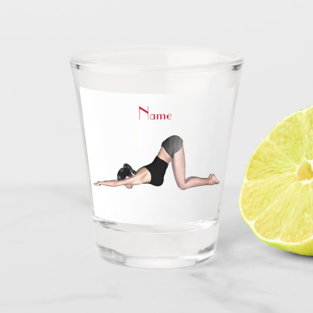 Copo De Shot Yoga Poses Thunder_Cove (Frente)