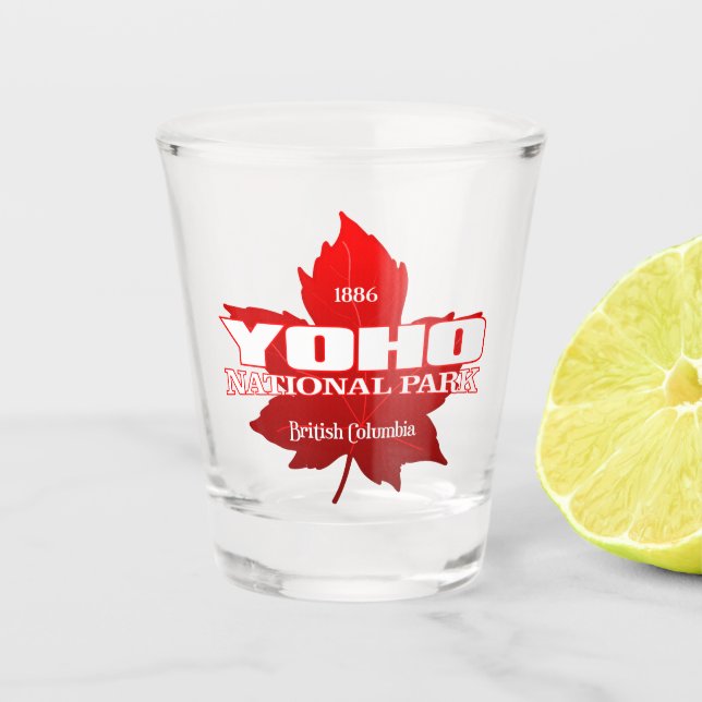 Copo De Shot Yoho NP (folha maple) (Frente)