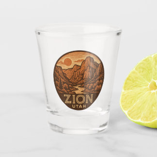Copo De Shot Zion National Park Utah Shot Glass