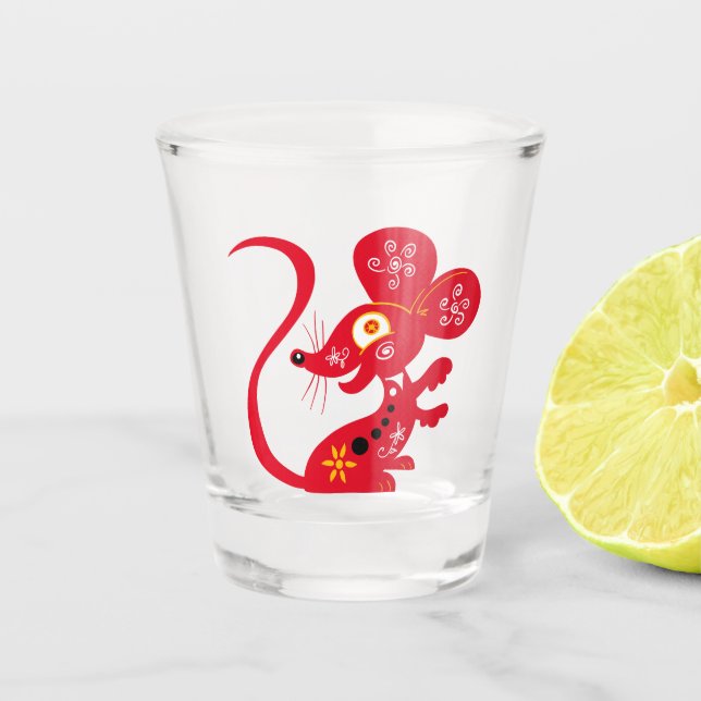 Copo De Shot Zodiac chinês (Frente)