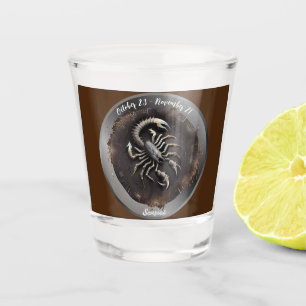 Copo De Shot Zodiac Scorpius Scorpio Personalizar Pessoal